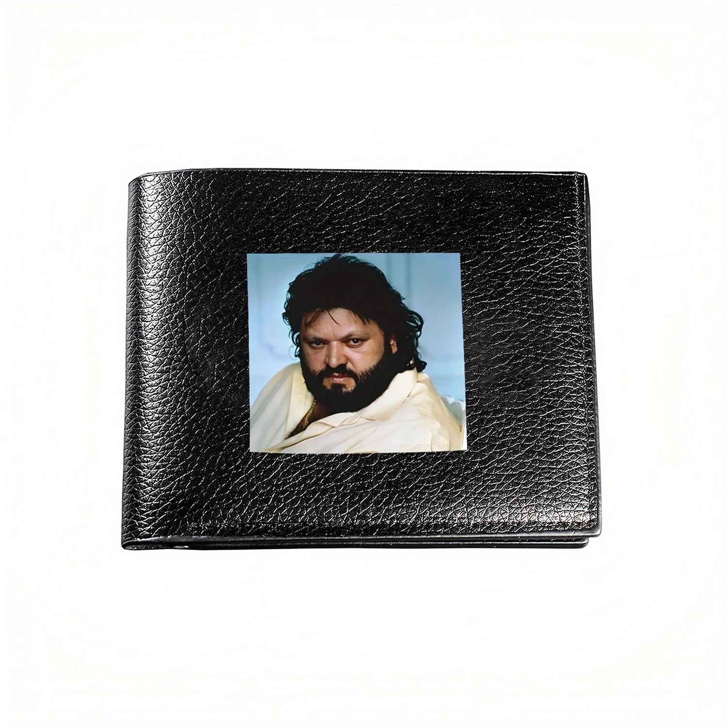 Portrait of a Bearded Man Business Mens Casual Elegant Simple Practical Quality Wallet Stylish Printing Graphic Creative Christm