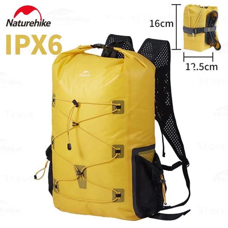 Naturehike Outdoor River Tracing Backpack 25L Waterproof Bag Fishing Ultralight Tactical Trekking Backpack Camping Hiking Bags