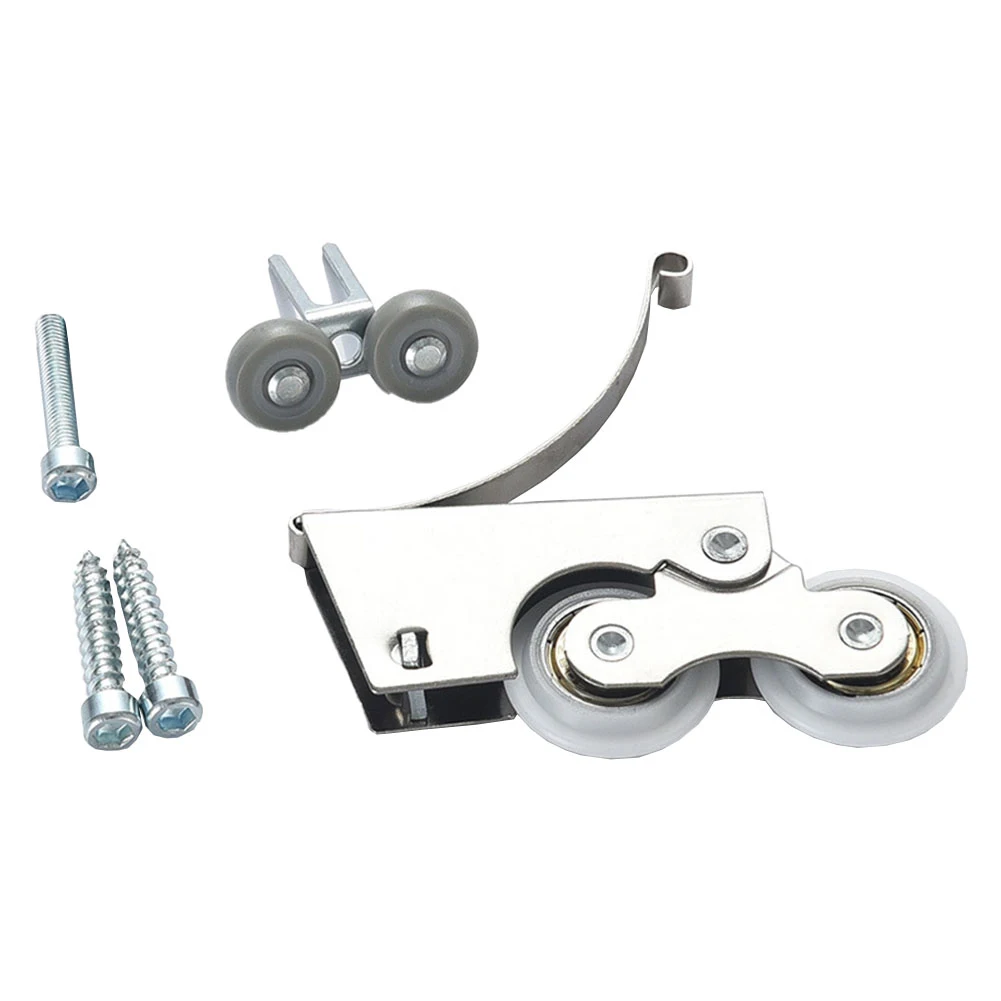 Concave Pulley Iron Roller Wheels Noise-free Operation Nylon Wheel Precision Casting Design Convenient Package