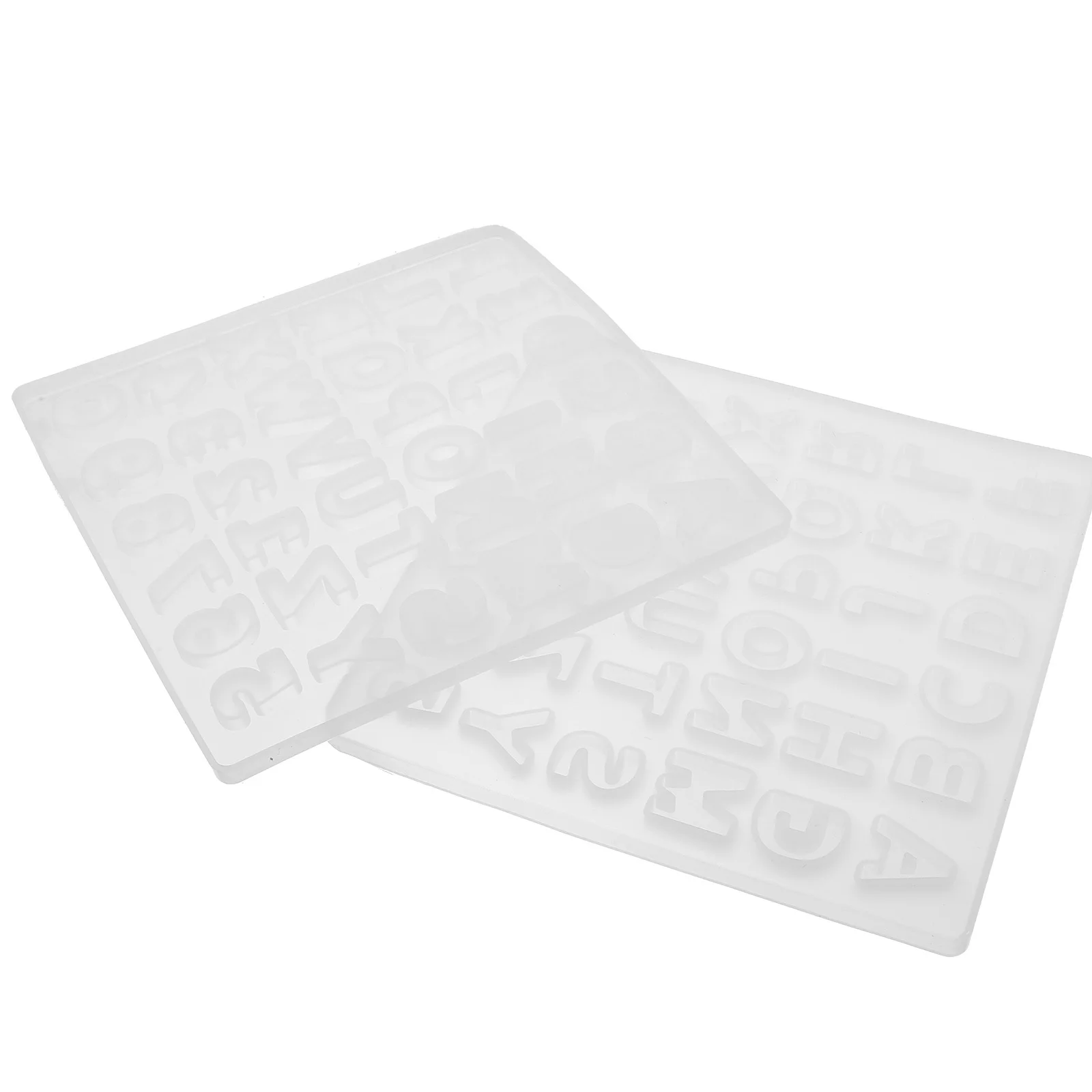 

2Pcs Silicone Alphabet Number Mold DIY Jewelry Pendant Making Letter Epoxy Resin Charm Craft Mold Pendant Making Molds