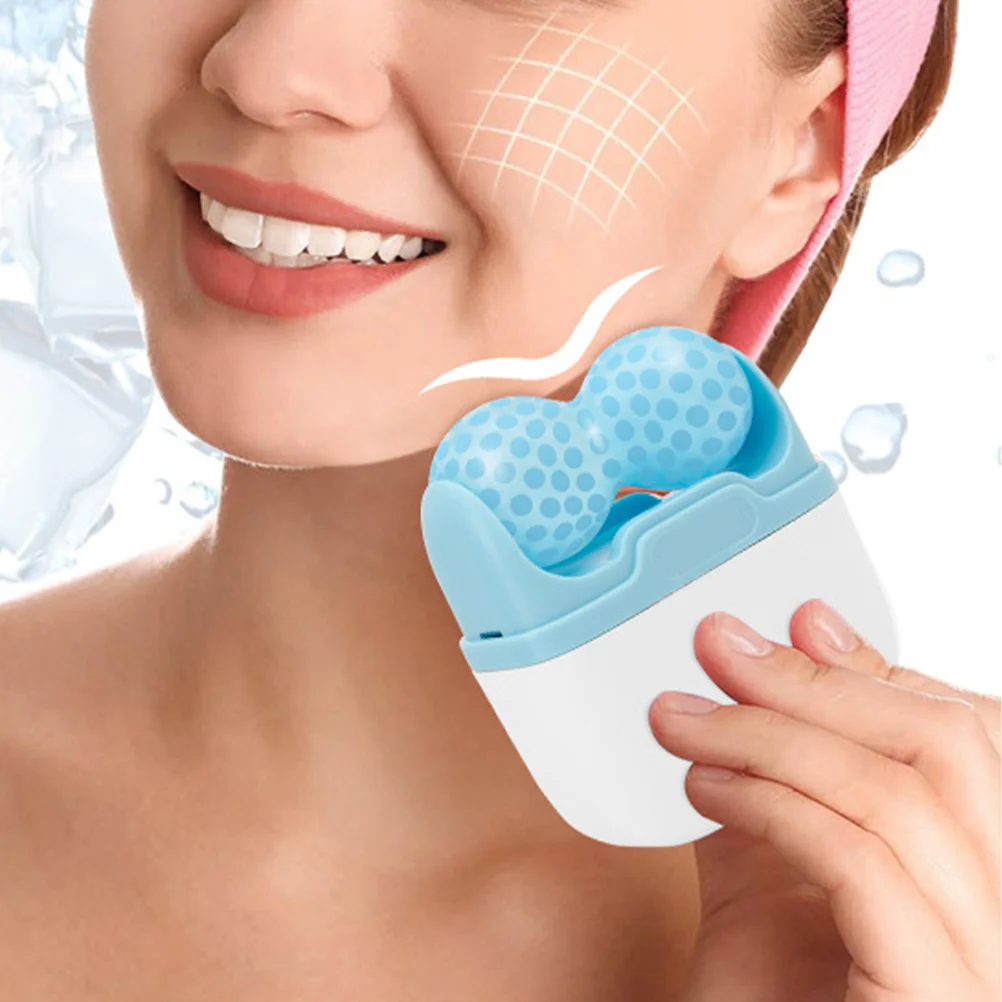 Ice Face Roller Premium Facial Massager For Eye Puffiness Relief Women Skin Care Tool Cooling Massage Roller Hygienic Cover