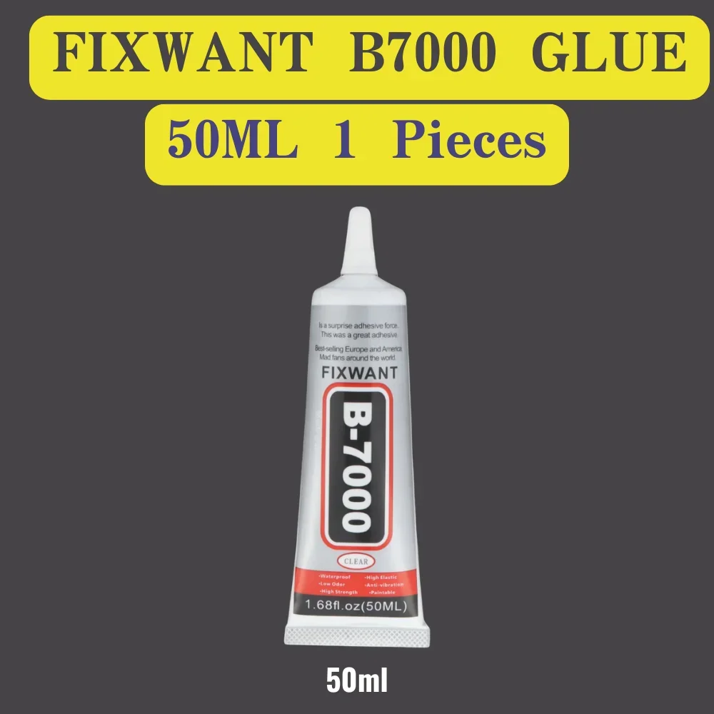 Heldere B-7000 & zwarte T-7000 lijm 15 ml/50 ml/110 ml, sieraden ambacht, waterdichte sneldrogende harslijm telefoonscherm reparatielijm