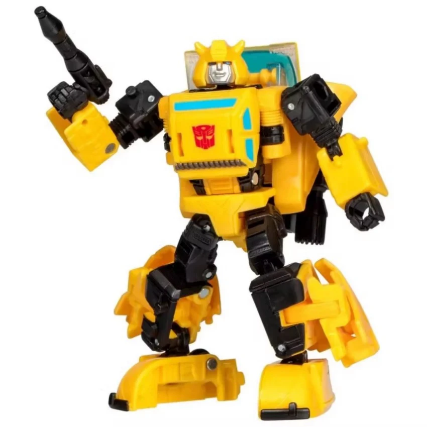 Em estoque original hasbro transformadores legado origem unida bumblebee anime figura de ação robô brinquedo coleção modelo hobby presente