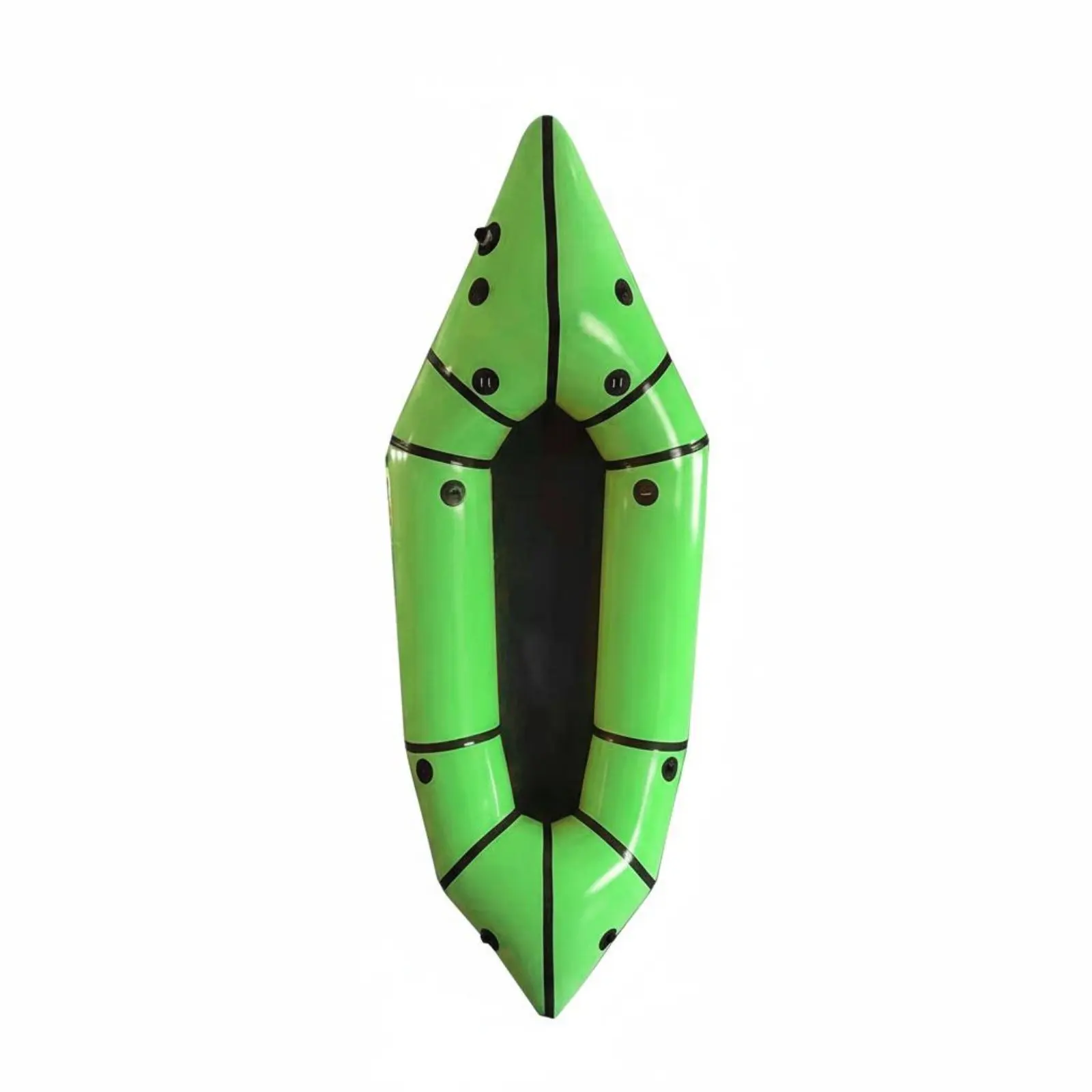 1 Person Inflatable Kayak Small Inflatable Fishing Boat Single Person Packraft Long-Lasting Portable Fishing Boat for Waterway S