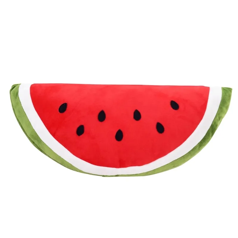 Almohada de fruta rellena de 100cm de gran tamaño, muñeco de simulación de sandía, juguete de peluche para el hogar, sofá cama, decoración del coche, cojín suave, regalo para niños
