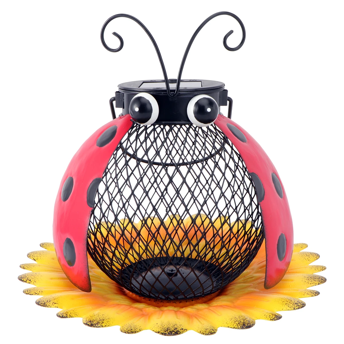 

Solar Iron LED Lantern for Garden Yard Villa Decoration Hanging Ring Design Waterproof Outdoor Space