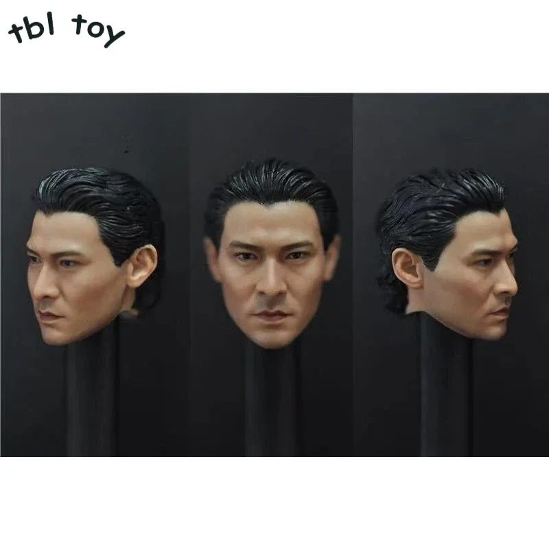 Lau Andy Head Sculpt 1/6 Scale Without Neck Head Sculpt Gambler Young Handsome Boy Head Carving Model for 12in Action Figre