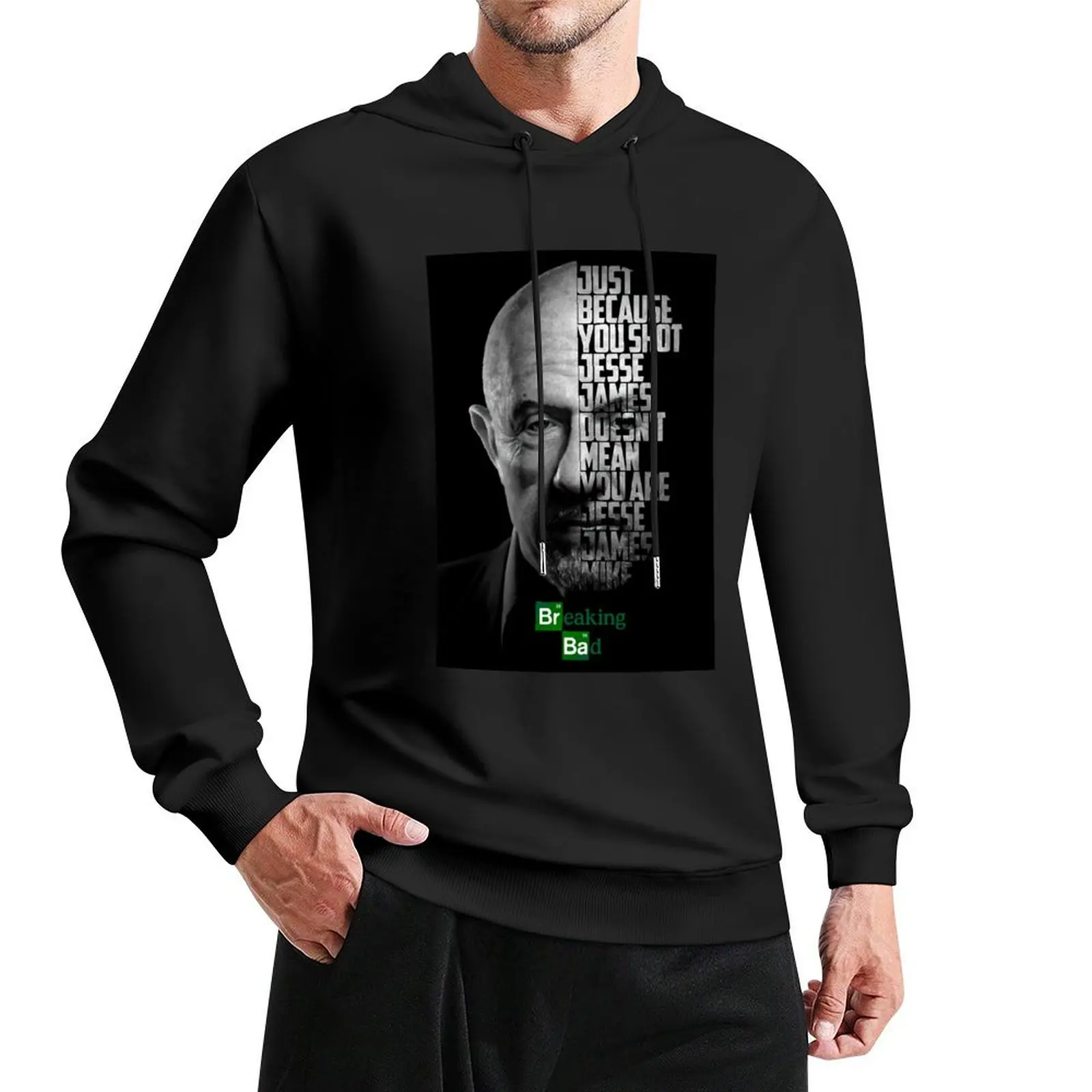 

Black and white Mike Ehrmantraut, Breaking Bad, Better Call Saul quote. Pullover Hoodie korean autumn clothes mens hoodie