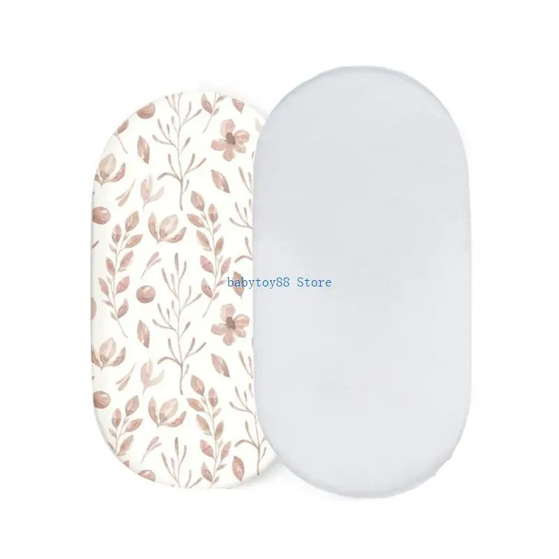 Y4UD ملاءات مناسبة محايدة الجنس، وسائد اختيار الفراش الأنيقة والآمنة، ملاءات خفيفة الوزن لأسرة الأطفال #3