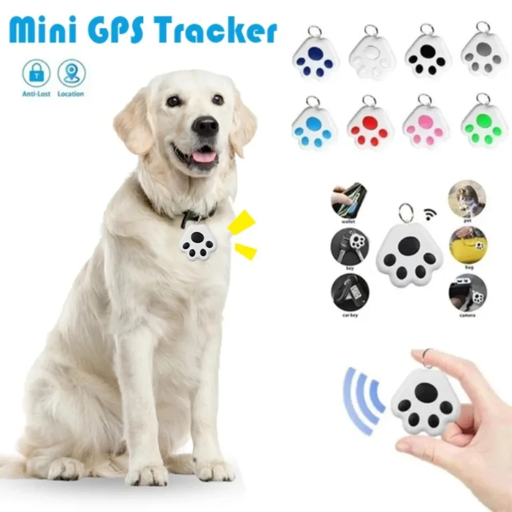 Mini Tracking Anti Lost Alarm Wallet Luggage Key Finder Smart Tag Tracer Mini GPS Locator Keychain Pet Dog Cat Child Tracker