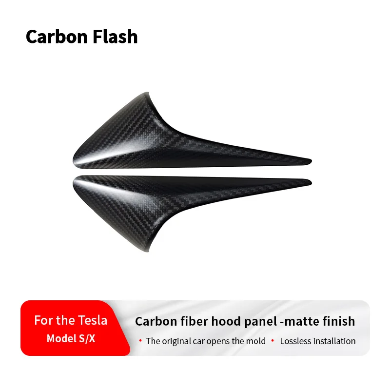 

Suitable for Tesla Model X/S Fenders - Genuine Carbon Fiber Matte