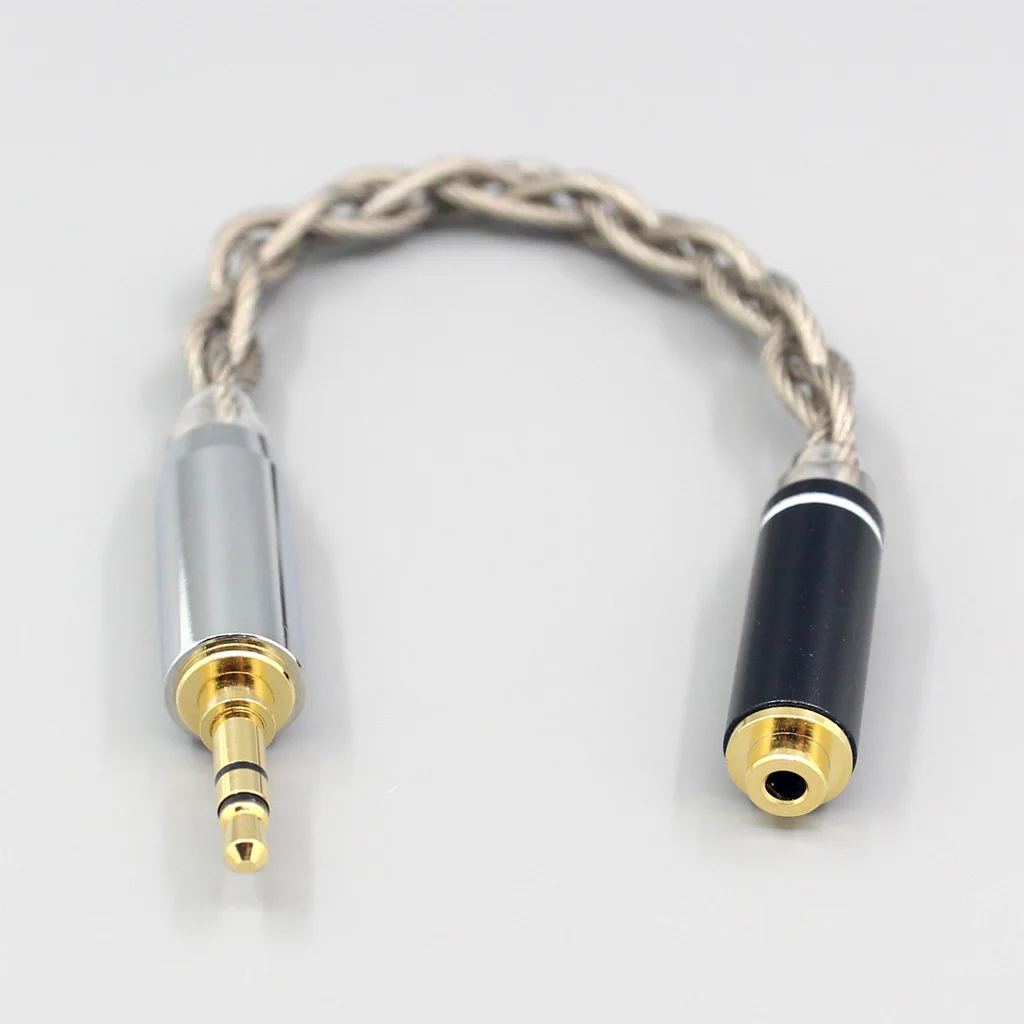 99% чистый серебро + Графеновый посеребренный фотокабель для 3,5 мм xlr 6,5 2,5 мм 4,4 мм штекер до 4,4 мм Женский IFI LN007966