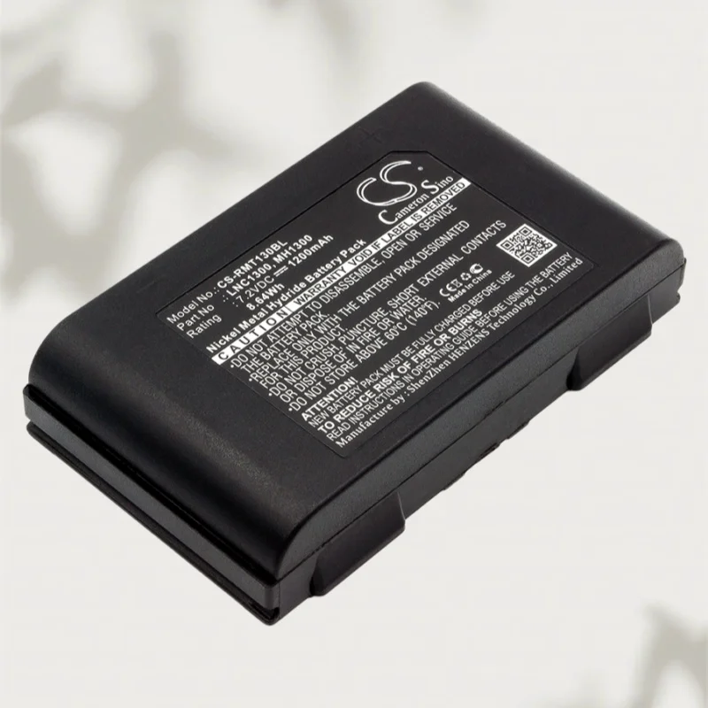 Cameron Sino 7.2V 1200mAh Crane Remote Control Battery LNC1300, MH1300, NC1300 for Ravioli MH1300, Micropiu