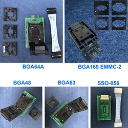 BGA48-DIP48 BGA63-DIP48 BGA64-DIP48 BGA153/169 EMMC-2 SSO-056 adapter only for XGecu T56 programmer