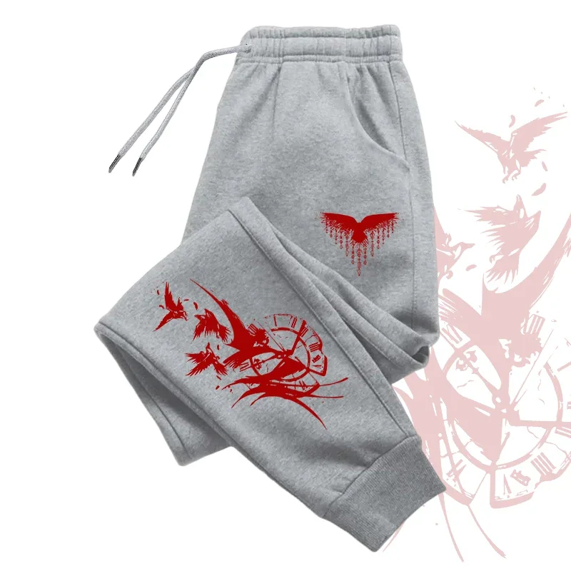 

Viking Raven Casual Trousers Men Autumn Winter Jogger Pants Sweatpants Sport Comfortable Outdoor Home Wear 2025 Y2k Man Clothes