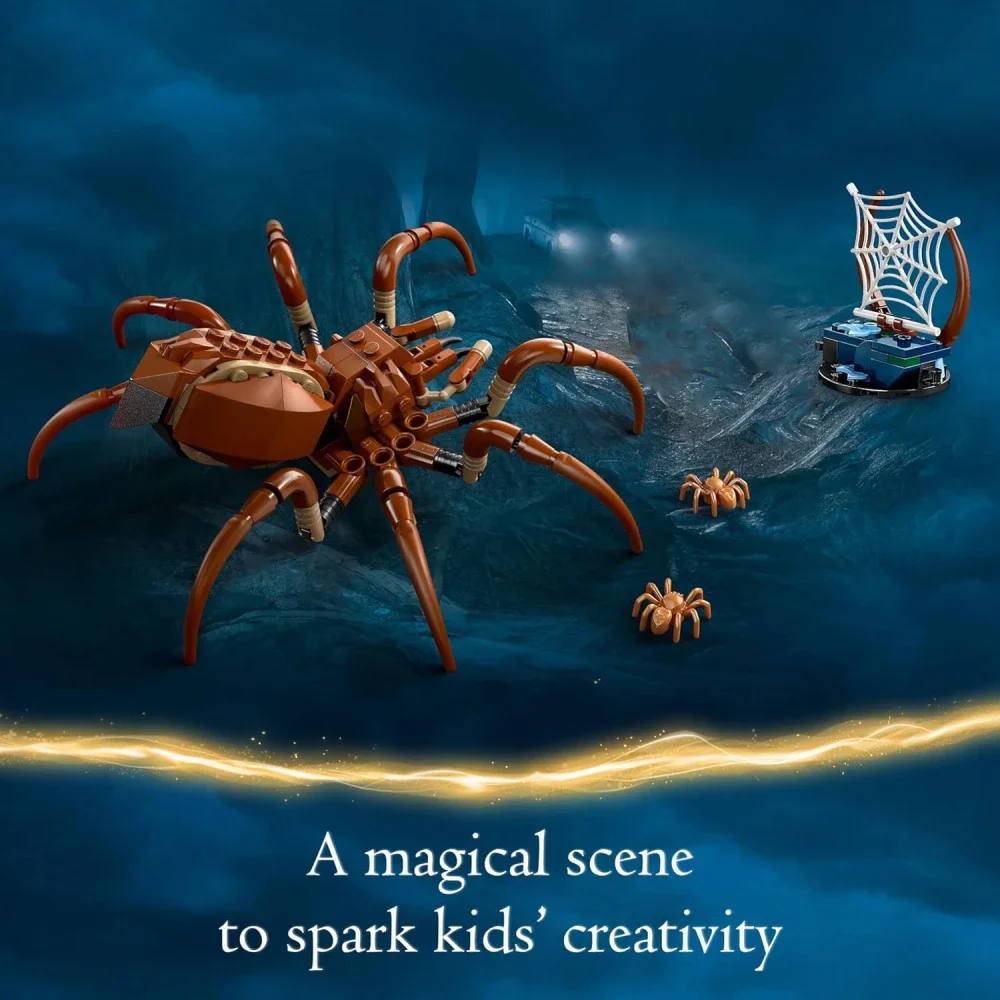 クモがセットされた森の生物学的フィギュア,2キャラクター,ギフト,195ユニット,76434