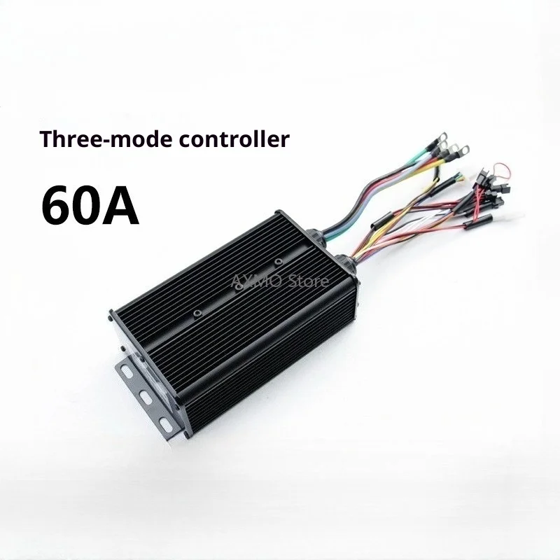 

Bicycle Mountain Bike Three-mode Controller Lithium Battery Modified 48-72V 60A Sine Wave Square Wave Hall Effect Switching Part