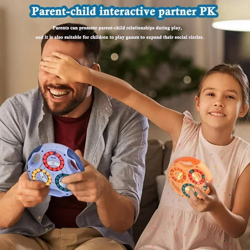 Magic Bean Fidget Spinner Teaser Stress Angst Relief Ballspiel Erwachsene Lernpuzzle Spielzeug Rotierendes Bohnenpad Geschenk für alle