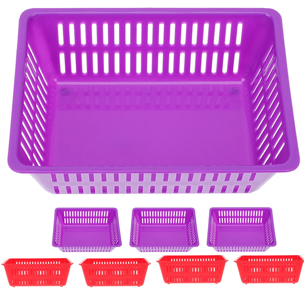 

8Pcs Wear-Resistant Coin Baskets Reusable Small Container for Snacks Sundries Home Shop Coin Basket Home Accessory