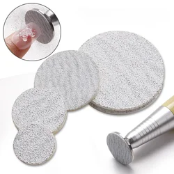 50pcs Nail Polishing Sand Patches Zebra Pattern Remove UV Gel Polish Dead Skin Calluses Replaceable Pedicure Accessories Tool