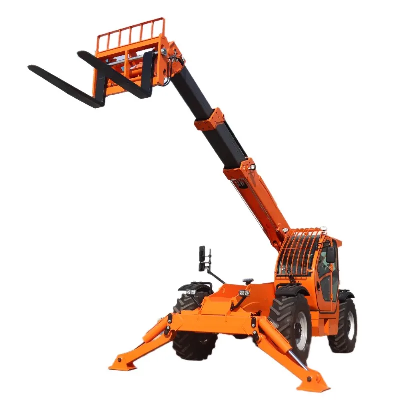Customized New Diesel Engine Telescopic Handler 4-Wheel Drive Telehandler Forklift