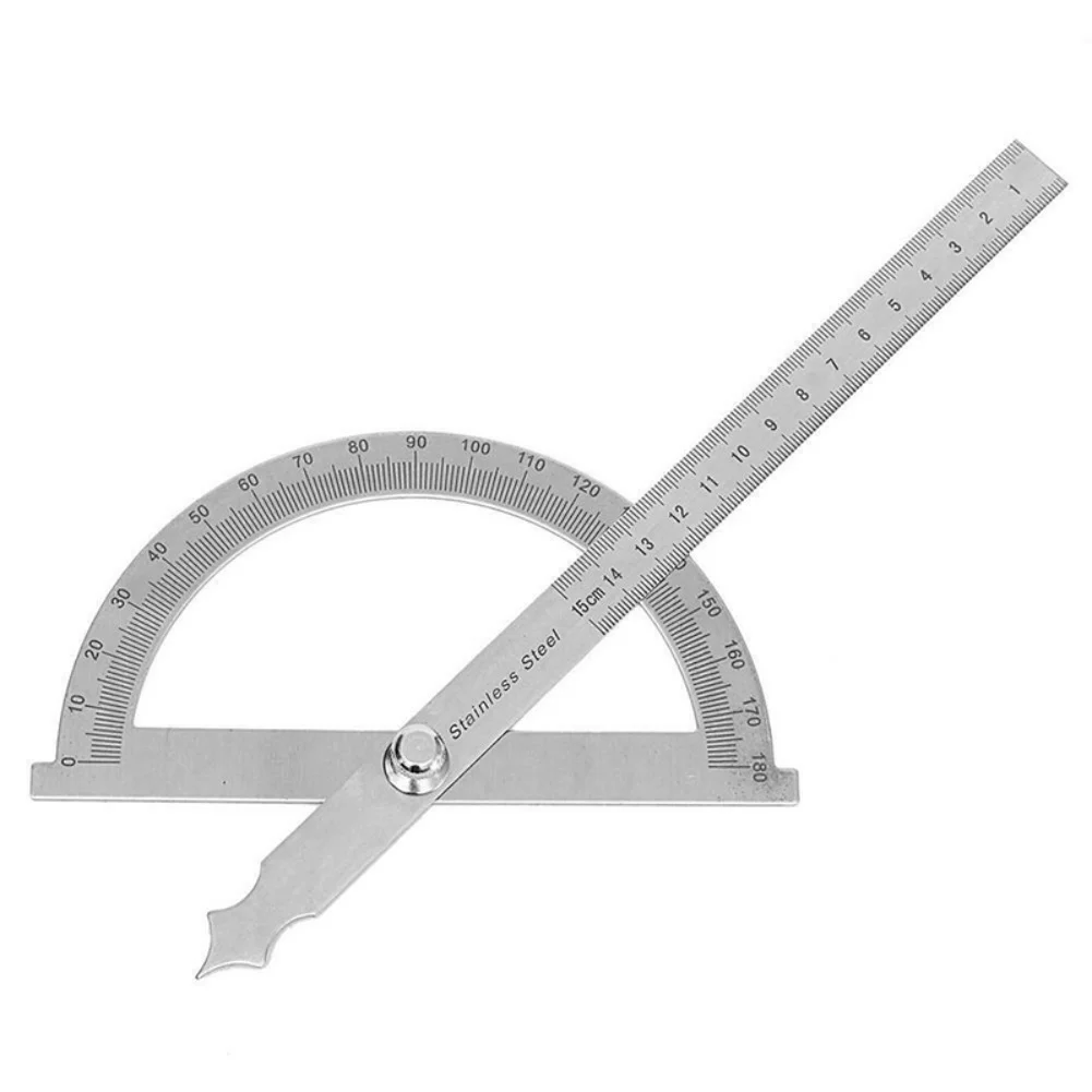 Daily Measurement Needs Angle Gauge Tool Accurate Measurement Instrument 180 Degree Ruler 0-180 Degree Rotation