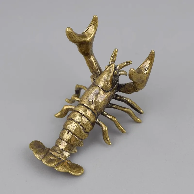 حامل قلم جراد البحر الرجعية زخرفة سطح المكتب، سهل الإمساك، حامل قلم عملي، حامل أقلام بألوان زاهية، محاكاة الطلاب #1