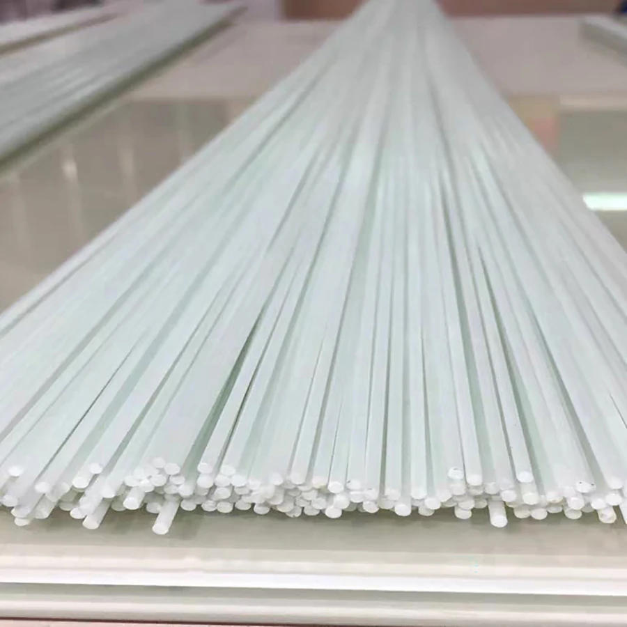 50PC  Fiberglass Rod Diameters 0.8mm-10mm White Solid Glass Fiber Bars Arch UAV Tent Kite  Bracket Length 500mm