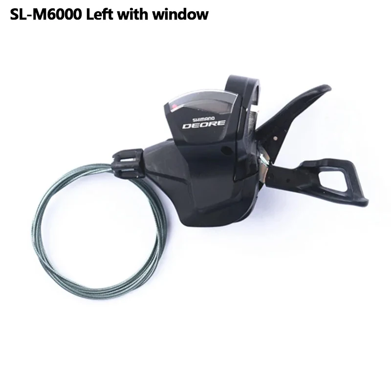 Shimano Deore M6000 Schalthebel rechte Seite 10Gang schwarz mit/ohne Fenster I-Spec II rechte Seite SL M6000 für Mountainbike – Detail 2