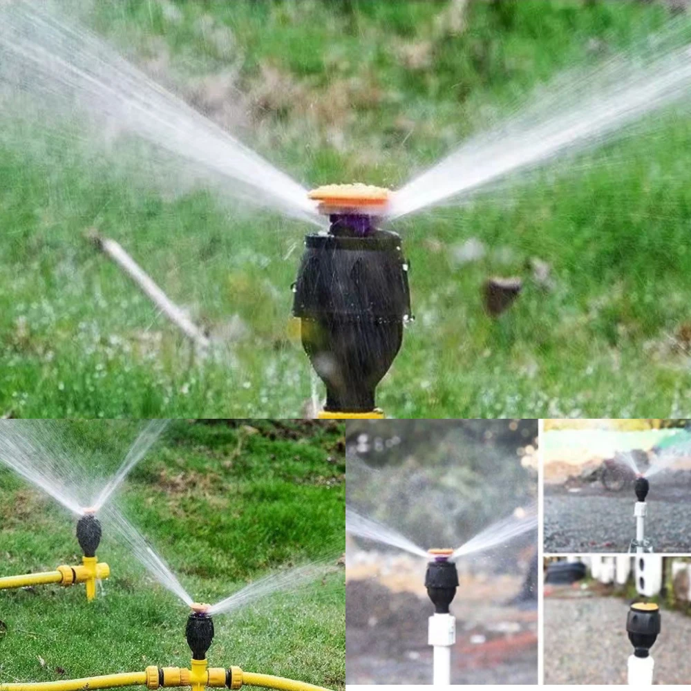 

1 Pcs Nozzle Automatic Rotation Garden Lawn Sprinkler Agricultural Irrigation Rocker Plant Garden Watering System