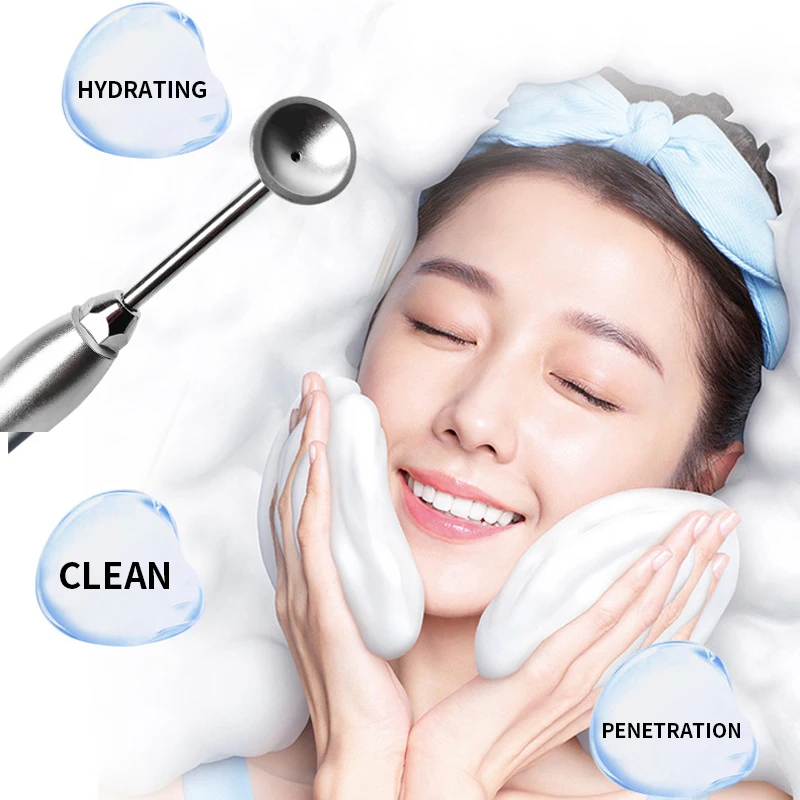 Instrumento de burbujas mágicas de oxígeno para limpieza, ácaros, blanqueamiento, rejuvenecimiento Facial, gestión de la piel japonesa, instrumento de salón de belleza