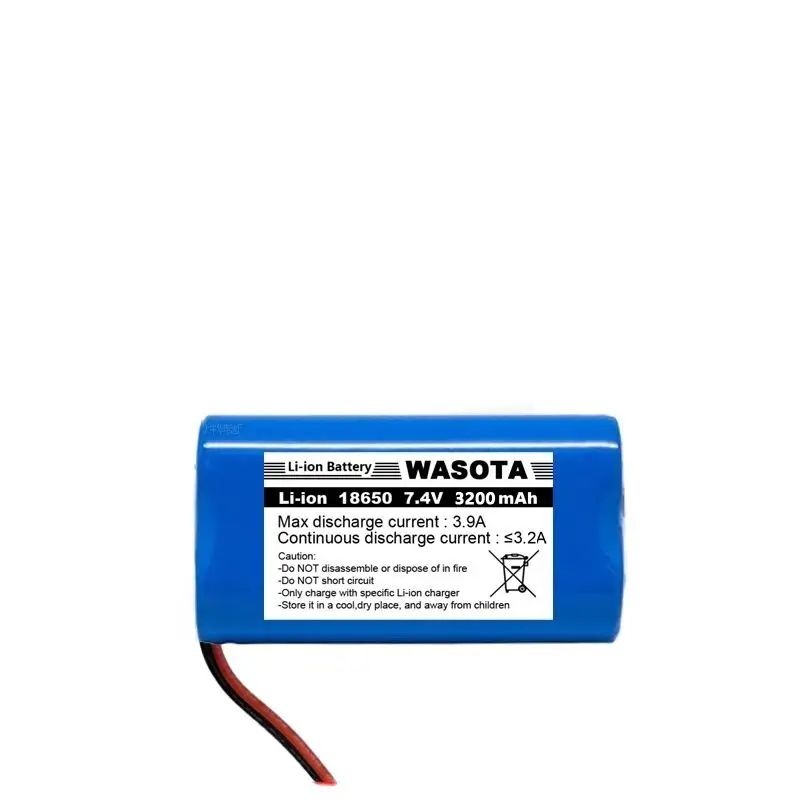 7.4V 3200mAh 23.68Wh Rechargeable Lithium Ion Battery