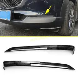 Carbon Fiber Car Front Fog Light Cover Lamps Trims For Mazda CX30 CX-30 DM 2020 2021 2022 2023 2024 Exterior Accessories