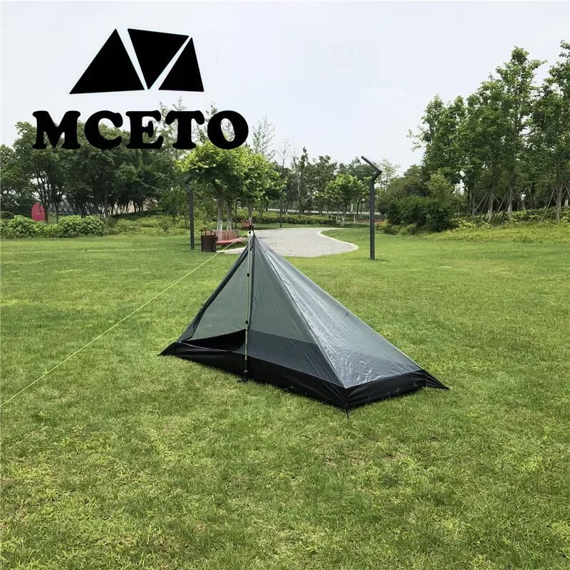 for MCETO Mituo Listening to the Rain 1 Inner Net Rodless Camping Pyramid Tent Ultra Light Breathable Outdoor Equipment