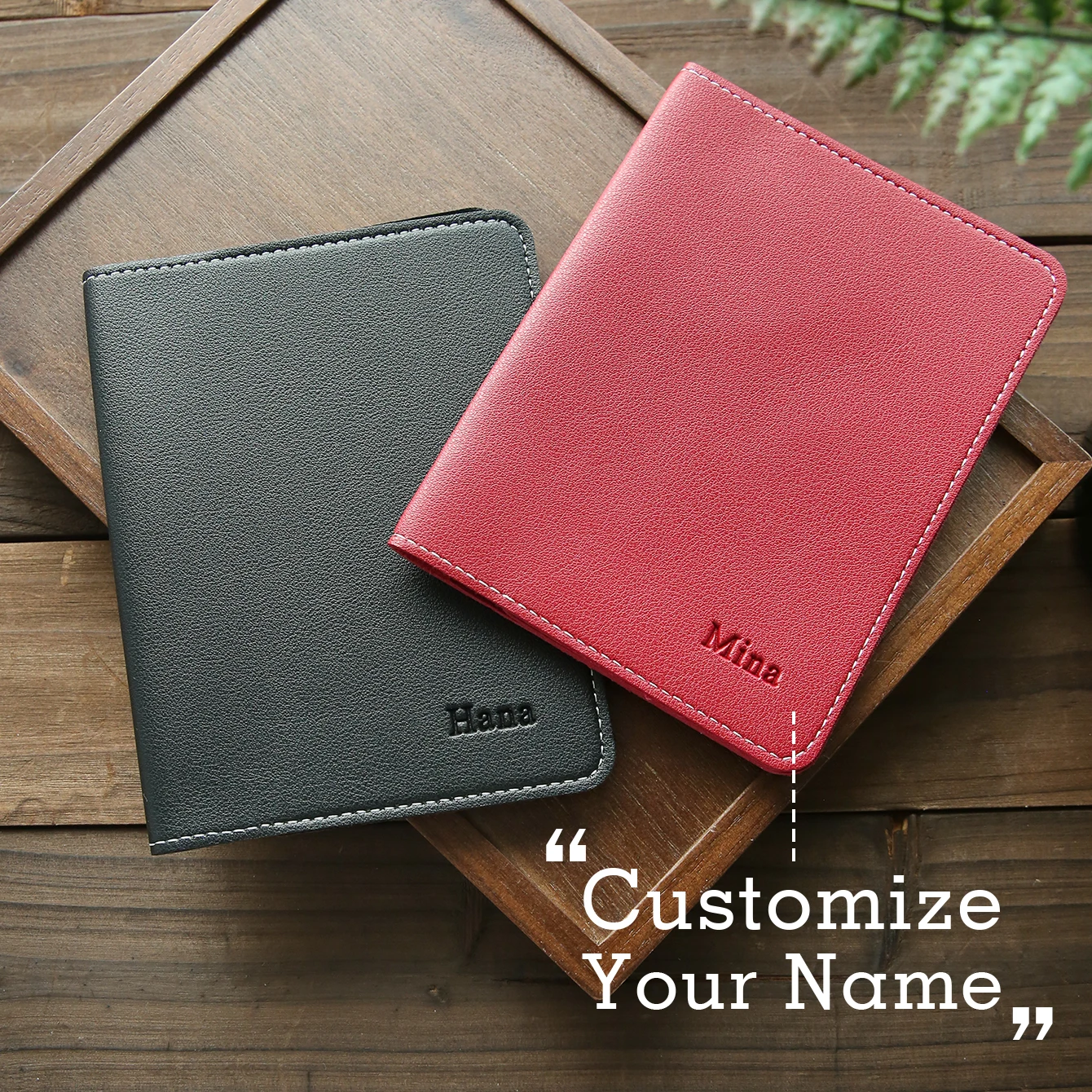 

1PCS Custom Name Passport Holder Personalized Leather Passport Cove Customized Travel Accessories Handmade Gifts For Friends