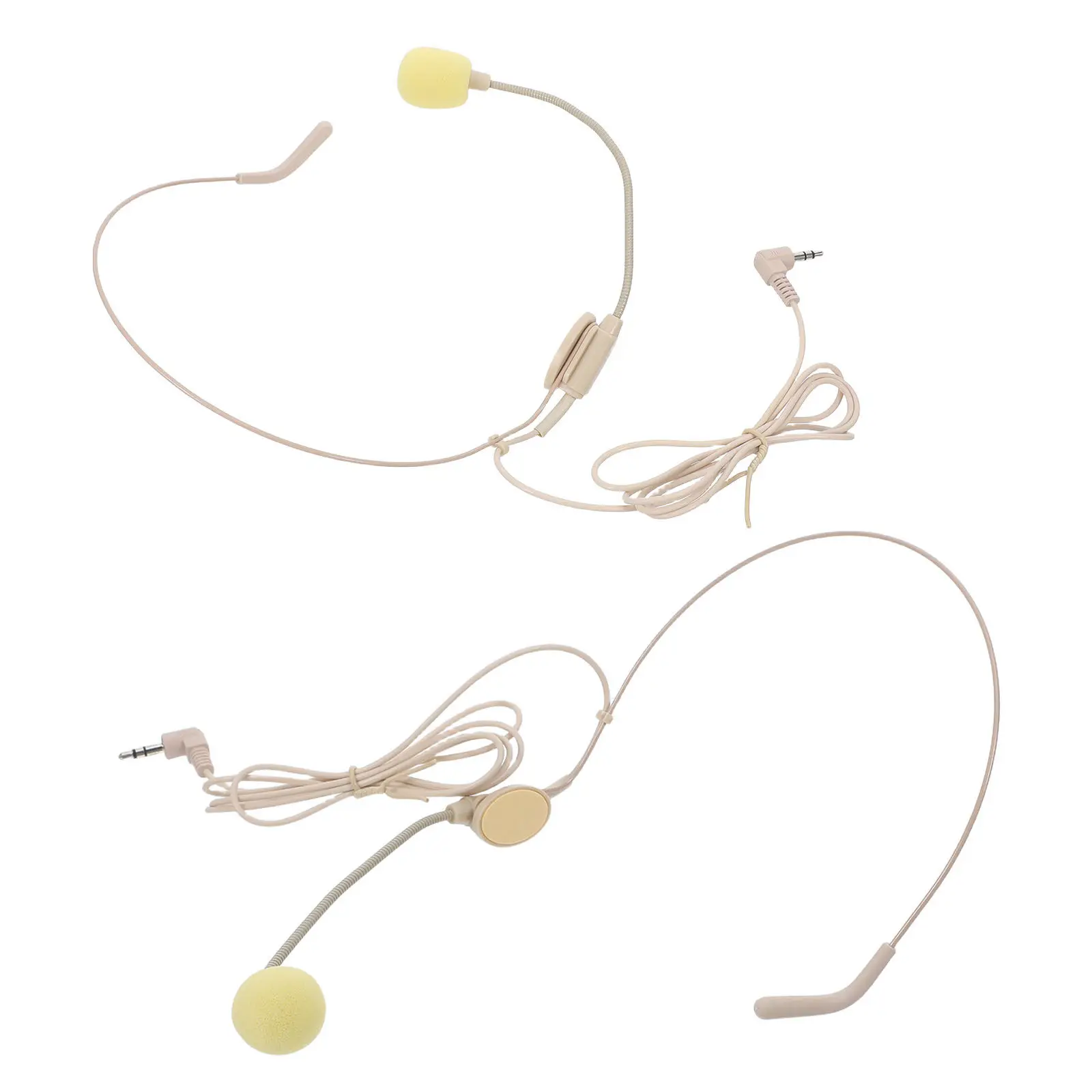 4Pcs Wired Headset Microphone Noise Cancelling Omnidirectional Condenser Earset Mic for Teaching Singing Public Speaking view 6