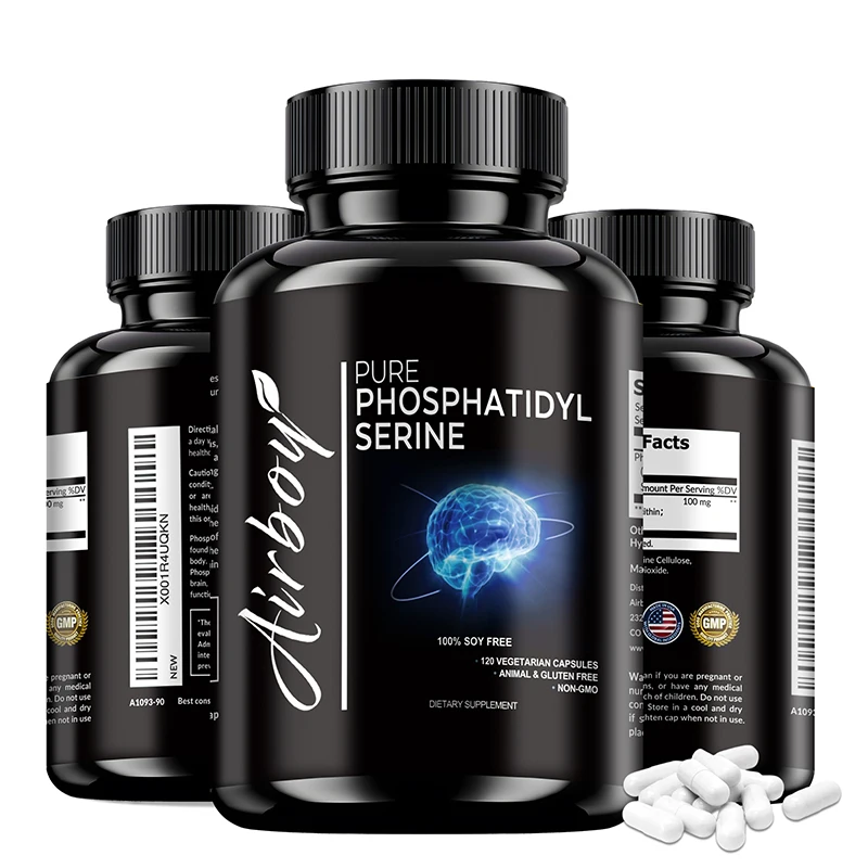 Phosphatidylserine Capsules - Memory, Focus, Clarity, Energy Brain Supplement - Nootropic Brain Boosters