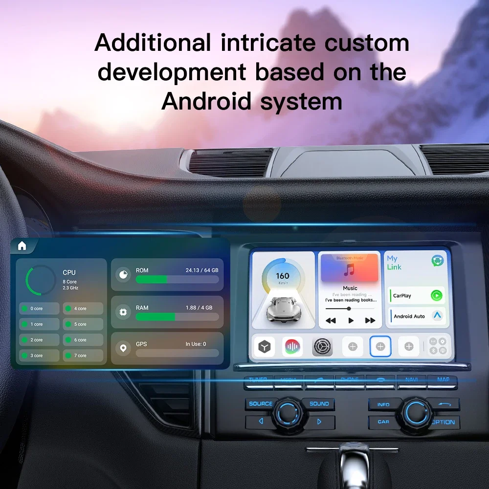 2025 Plug Play Wireless CarPlay Dongle cablato a Wireless per Android Auto Radio Multimedia Video USB Car Play Adattatore AI Box