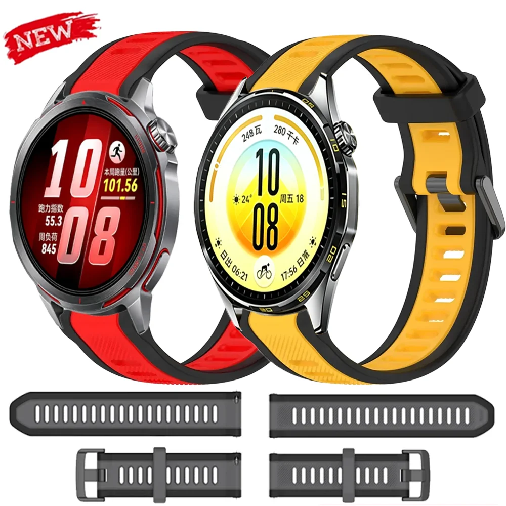 Runners Gear - 22mm 20mm 18mm Silikon Kayış Huawei