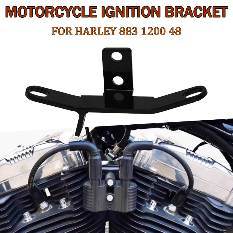 High Voltage Package Side Shift Bracket for Harley 883 1200 48 Bracket Side Frame Igniter Bracket Modification 883 1200 48