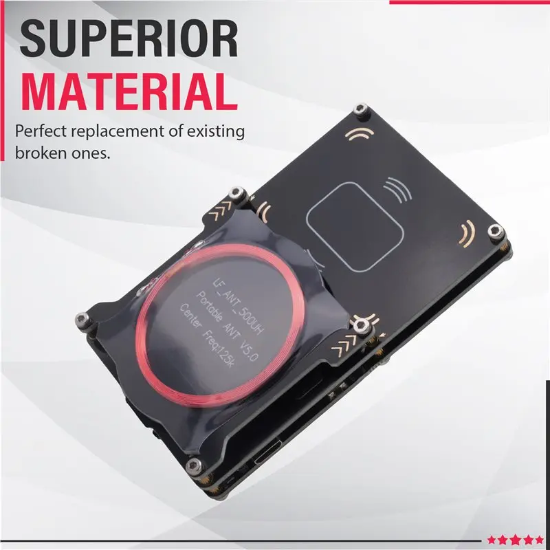 ABZZ-Proxmark3 512M RFID Card Reader Burner Easy V5.0 RDV4 Memory IC ID Card Copier Duplicator Integrated Antenna Decryptor