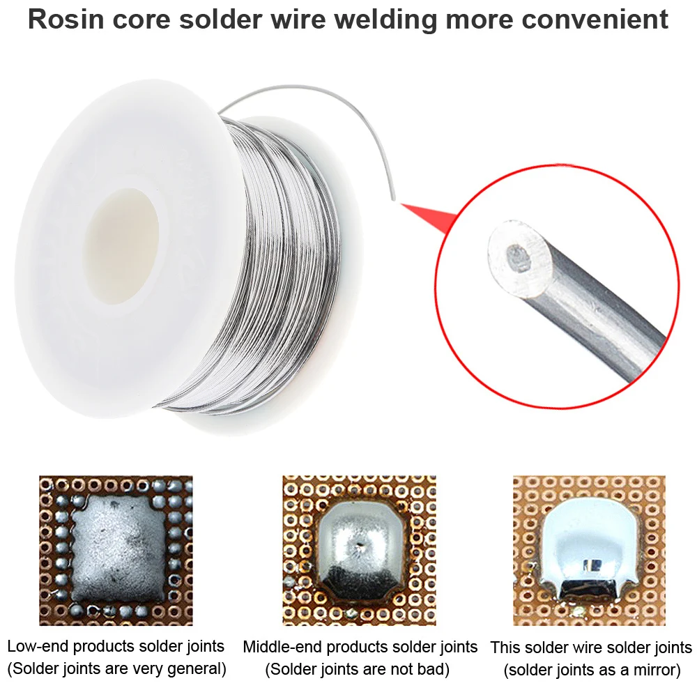 Welding Wires 100g 0.8/1/2.0mm Soldering Wires Welding Iron Rosin Core 63/37 Lead Tin Flux 2.0% Solder Soldering Wire