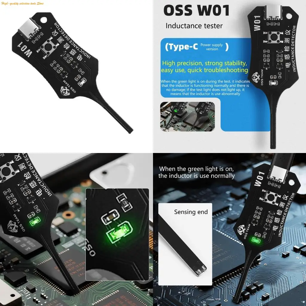 

203F MultiFunctional Inductance Diagnostic Tool W01 Inductor Detectors With Real Time Indicators Broad Device Support