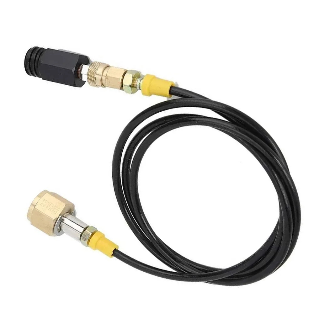 Gas Hose Approximately 1.5 Meters 4.9 Feet W21.8-14 Adapter Polished Electroplating Rust-resistant Stable Performance