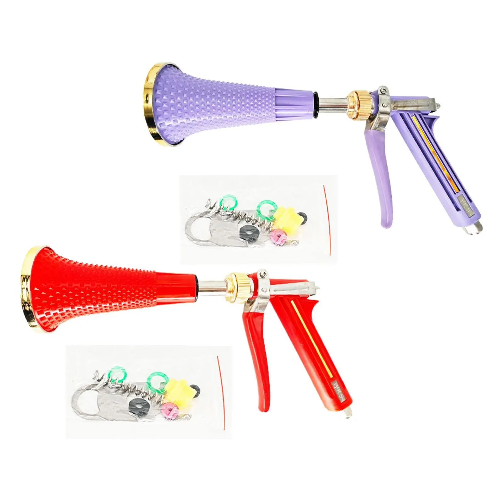 قبضة مريحة قابلة للتعديل وخفيفة الوزن وقوية وشديدة التحمل ومتعددة الاستخدام لتنظيف الفناء وغسيل السيارات والحديقة وسقي المزرعة والفناء الخلفي