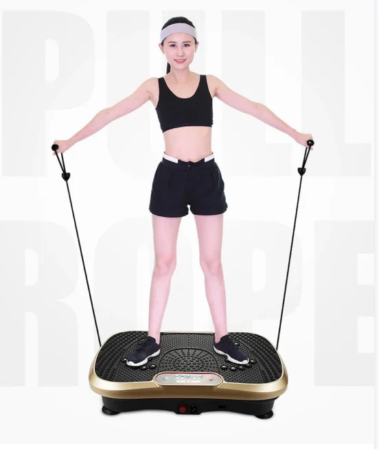 Máquina de ejercicio de adelgazamiento corporal Vertical con placa vibratoria para entrenamiento Cardio 4D con moldeadores de Fitness vibratorios 4D