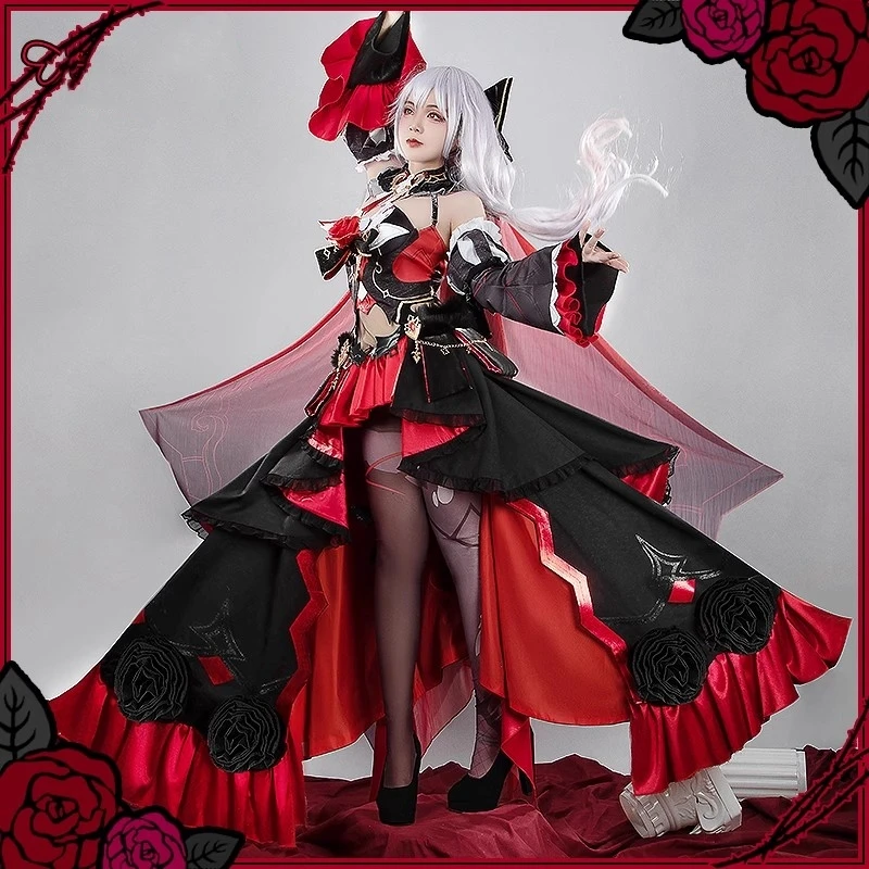 

Theresa Apocalypse Cosplay Costume Game Honkai Impact 3rd Women Girls Gorgeous Dress Uniform Role Play Clothing Comic-con Suit