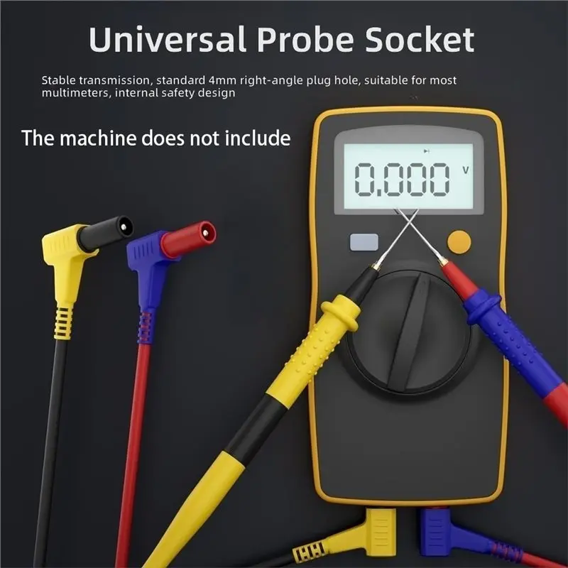 AB42-W9 Universal Superconducting Multimeter Probe Pen Featuring Replaceable Tips, Lead Pointers& Test Wire Tools
