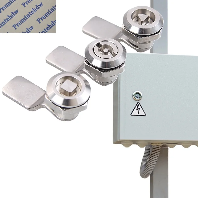 4Pcs SUS304 Outdoor Cam Lock With Triangular Socket Key
