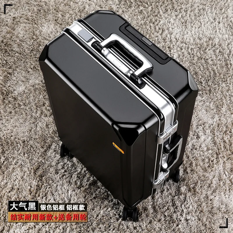 20 22 24 26 28 IN Aluminum Frame and Zipper Styles Rod Password Travel Large Capacity Sturdy and Durable Universal Wheel Luggage